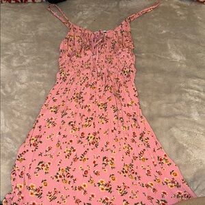 Fashion Nova Pink Floral Dress